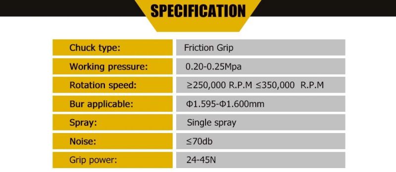 Low Cost ABS Material Cheap and Durable Dental Handpiece