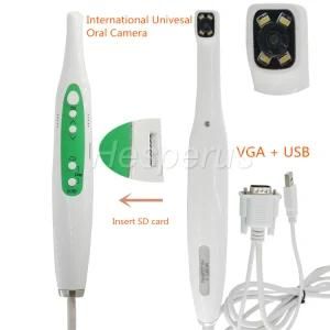 HD Pixels Dental Intra Oral Camera with Universal VGA+USB Endoscope