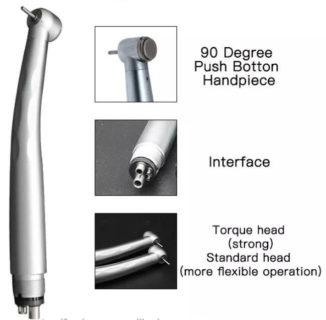 Dental High Speed Generator Handpiece Dental Turbine Without LED