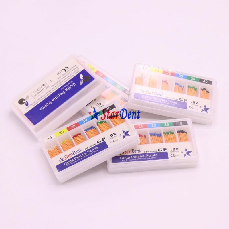 All Kinds of Meta Dental Gutta Percha Points Absorbent Paper Point Gp PP of Lab Hospital Medical Surgical Diagnostic Dentist Clinic Equipment
