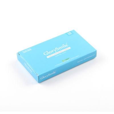 FDA Ce Manufactory Glory Smile Dental Bright HP/Cp/Pap Gel Custom Service Home/Hotel/Salon Non-Peroxide Teeth Whitening Strips