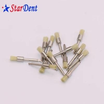 Dental Disposable Brush Handpiece Use Polishing Bristle Brush