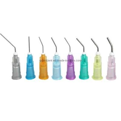 Factory for Dental Disposable Prebent Tip Endo Irrigation Syringe 18-25ga Inner Dia with Different Size