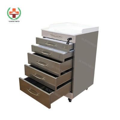 Portable Mobile Hospital Dental Cabinet for Medical Using for Sale