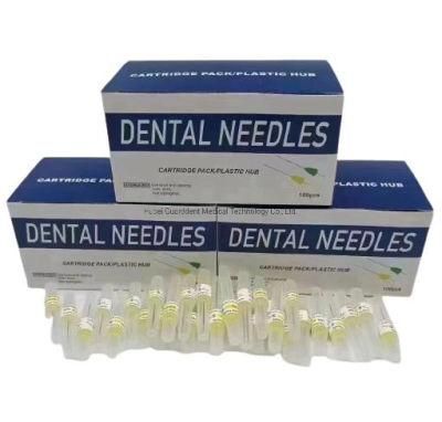 Medical Disposable Needle with Label Dental Anasesthesia Needle 27g with Short or Long Size