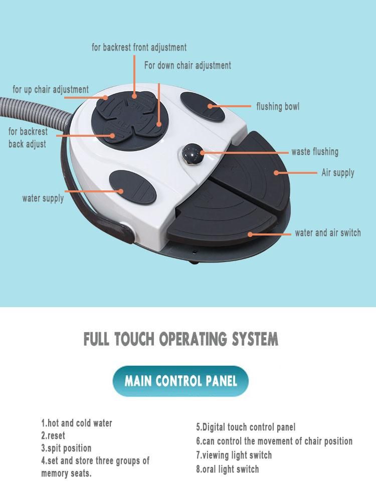 Dental Chair Medical Supply Dental Unit Chair Price for Clinic Use