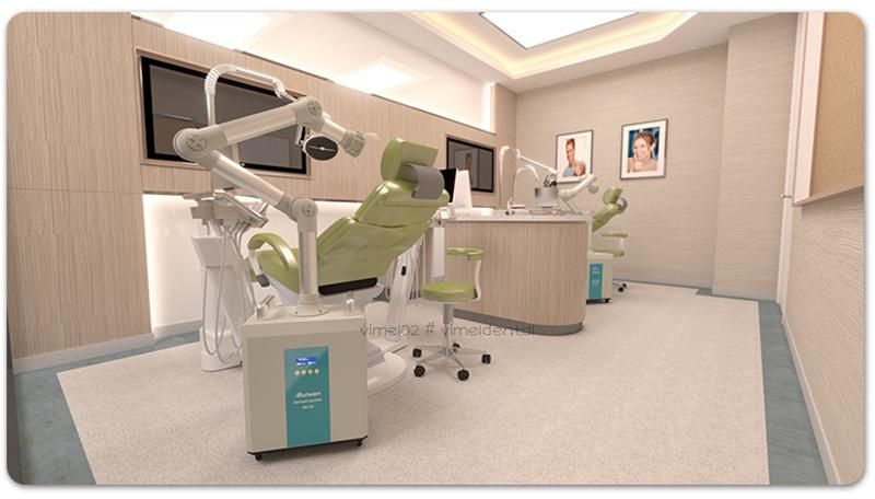 Dental Clinic Air Purifier Aerosol Suction System Machine Extraoral Suction Unit with UV/Plasma Sterilization