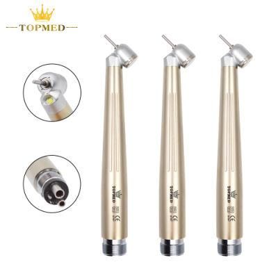 Medical Instrument Dental Turbine 45 Degree E-Generator LED Dental Handpiece