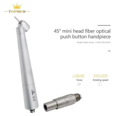 Medical Supply Fiber Optic 45 Degree Surgical High Speed Handpiece