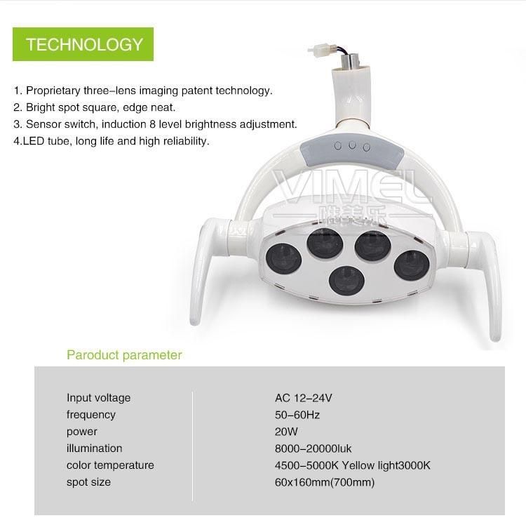 Dental Operating Oral Lamp LED Light for Dental Unit Chair