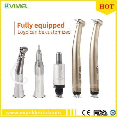 External Low Speed Dental Handpiece Kit Max3 Turbine Handpiece Contra Angle Student Kit