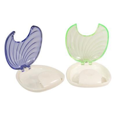 Custom Logo Dental Retainer Box Sea Shell Shape Retainer Box