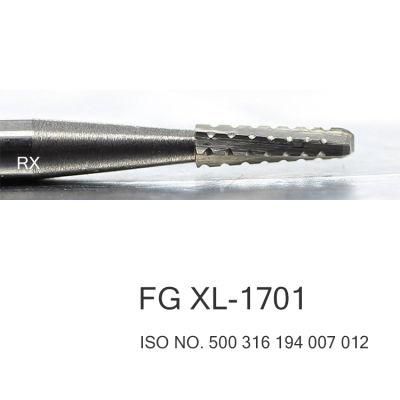 Dental Products 25mm Shank Carbide Surgical Burs FG XL-1701