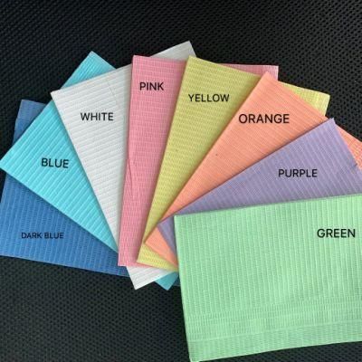 3 Ply 33X45cm Disposable Dental Patient Bibs Napkin Medical Use Waterproof