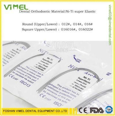 Orthodontic Dental Supper Elastic Niti Arch Wire Round Square