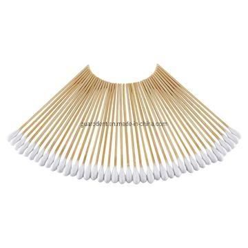 6&quot; Cotton Swabs with Bamboo Handles Cotton Tipped Applicator