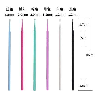 Disposable Eyelash Micro Fiber Brush Microbrush Applicator Dental Micro Applicator