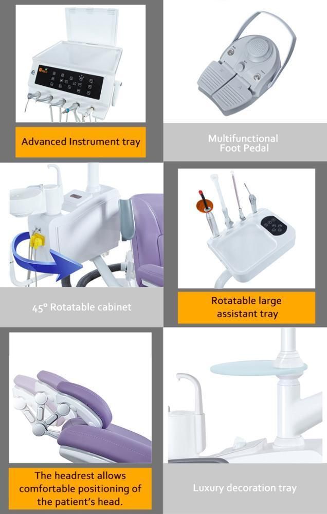 Medical Equipment High Quality Luxury Dental Chair with Momeories