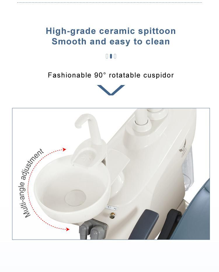 CE and FDA Approved Disinfection Dental Chair with Hydraulic Motor System