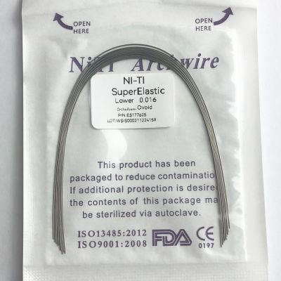 Disposable Dental Equipment Orthodontic Archwire Niti Orthodontic Wires