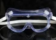 Lightweight Safety Goggles with Clear Wrap Around Lenses, Anti Fog and Anti Scratch Coating and an Adjustable Headband