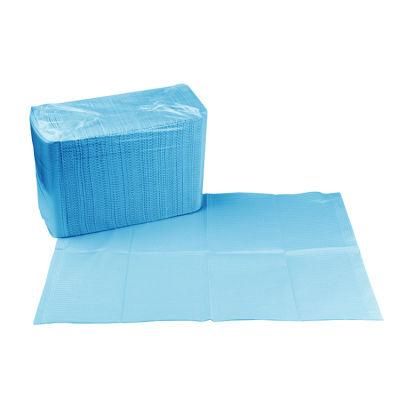 Dental Consumables 2ply Paper 1ply Poly Disposable Medical Dental Bib for Clinic