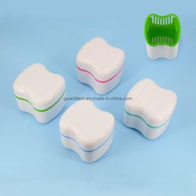 European Dental Box Orthodontic Retainer Complete Denture Box with Strainer