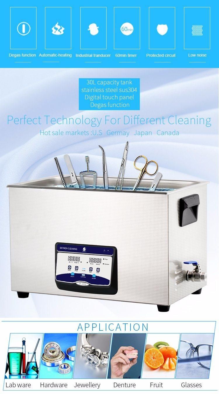 Ultrasonic Cleaner 30L for Dental Sterilization