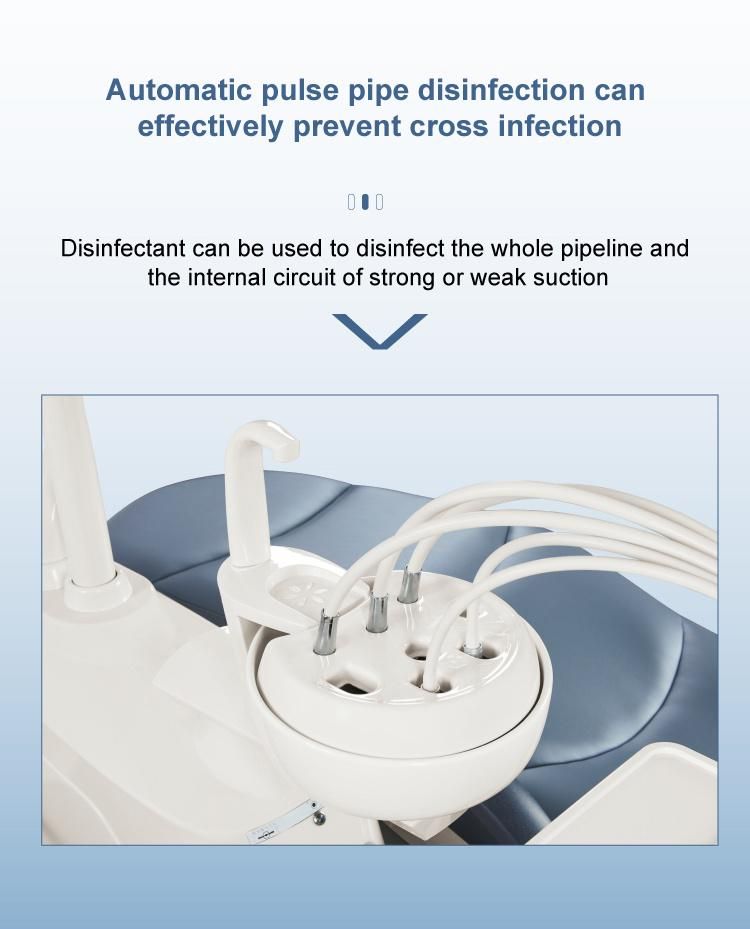 CE and FDA Approved Disinfection Dental Chair with Hydraulic Motor System