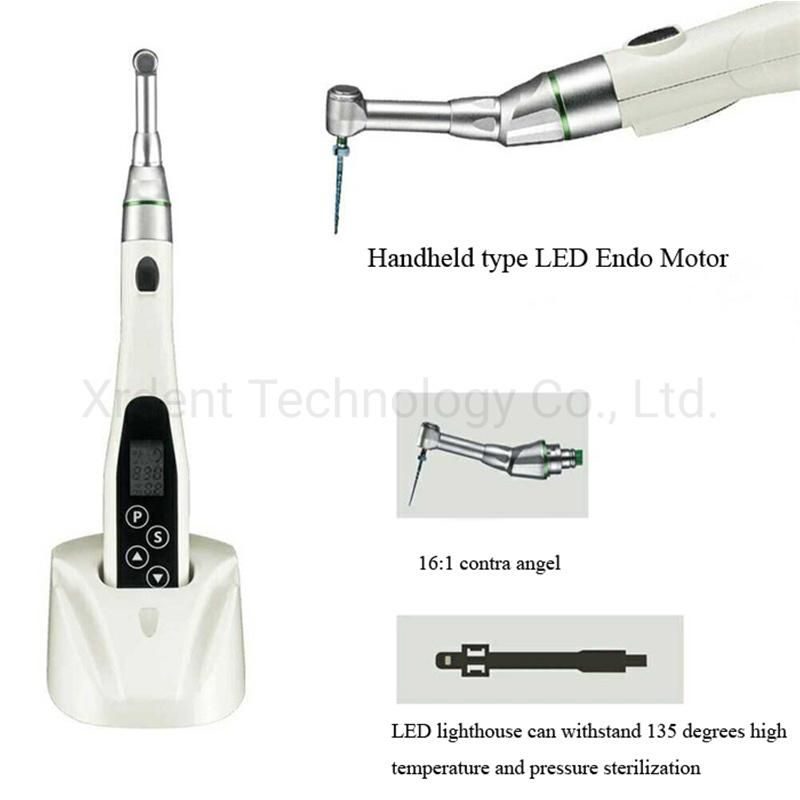 Wireless Dental Endo Motor with LED Light and Contra Angel