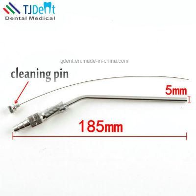 Dental Unit Spare Part Stainless Steel Implant Use Saliva Strong Suction Tube