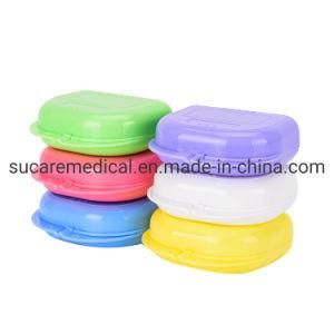 Multi Colours Dental Plastic Retainer Box with Slot