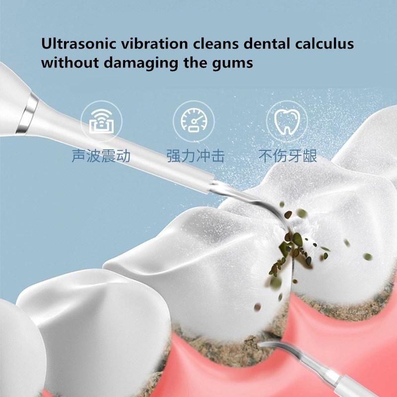 Electric Sonic Tooth Calculus Plaque Remover Tartar Ultrasonic Dental Scaler with Toothbrush