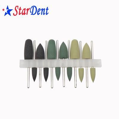 Dental Rubber Silicone Polisher Burs Polishing Kit for HP Handpieces