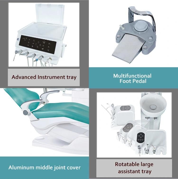 Factory Direct Supply Medical Integral Dental Unit Chair with CE Approved LED Curing Light