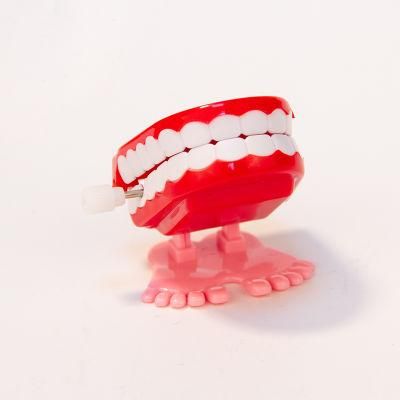 Top Sale Wind up Toy Jumping Teeth Teeth Dental Gift