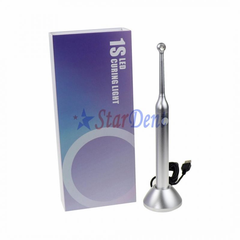 Dental Product Wireless Aluminum Body 1s Iled Curing Light