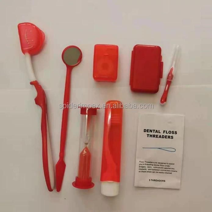 8 in 1 Oral Health Care Hygiene Dental Orthodontic Cleaning Teeth Brush Kit