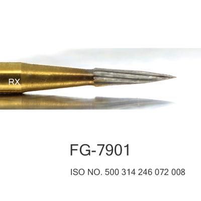 Trimming and Finishing Burs Dental Tungsten Carbide Drill FG-7901