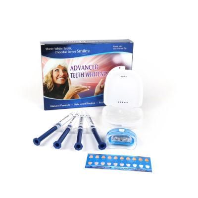 Blue Light &amp; Mouth Tray&amp; Syringe Gel Teeth Whitening Kit