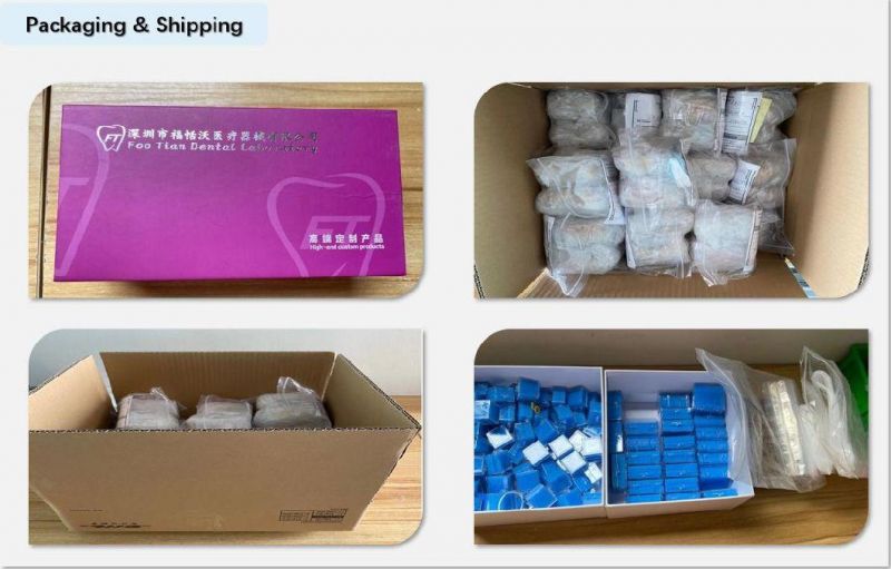 Dental Material Lab Implant Dental Lab Supplies Full Contour Zirconia Bridge with Natural Shade and Shape