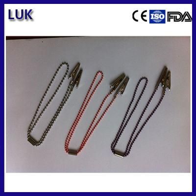 High Quality Colorful Metal Dental Bib Clips