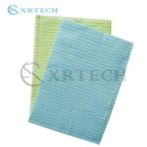 3 Ply 33X45 Paper Waterproof Skin-Kindly Disposable Patient Dental Bibs