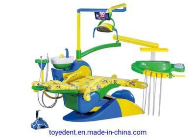Secure and Qute Dental Chair Children Dental Unit with Lovely Pattern