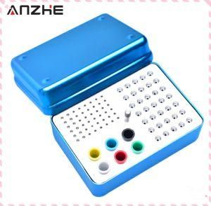 Autoclavable Colorful Metal Diamond Burs and Dental Endo Files Box