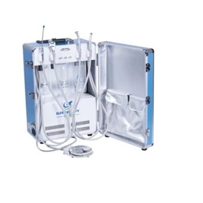 Mobile Dental Unit Portable Dental Unit Gu-P204 with Air Compressor