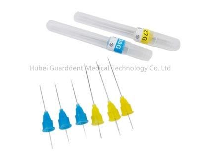 25g 27g 30g Disposable Medical Injection Dental Needle for Anesthesia Swaged Use, CE Mark, 100PCS/Box