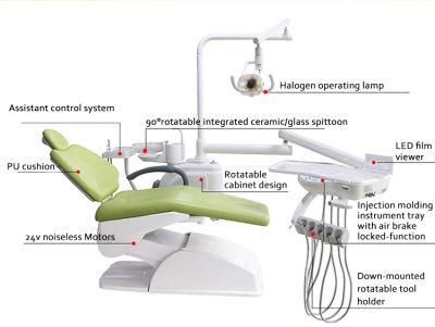 Promotional Price Dental Unit Chair Cleaning&Filling Teeth Equipments Type