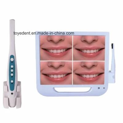 17&quot; LCD Monitor Dental Intra Oral Camera Imported 6PCS White LED Light