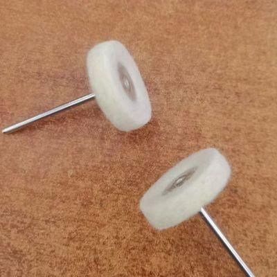 Dental Laboratory White Felt Polishing Wheel